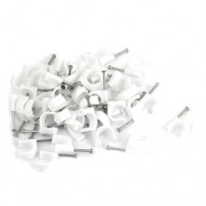 Tuyau eDealMax plastique blanc Pince Support pour 14mm Diamètre du câble (50 pièces) - B07GSDKY6Z